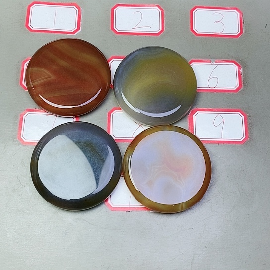 玛瑙/玉髓吊坠(不含链)未镶嵌朱*浅