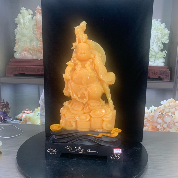 金冻料家居商务摆件佛公装饰摆件