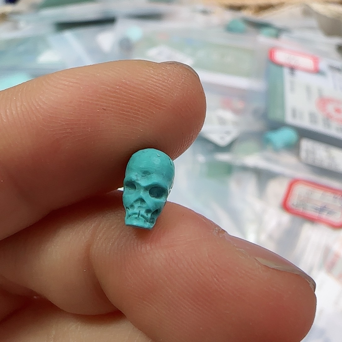 绿松石珠宝半成品未镶嵌