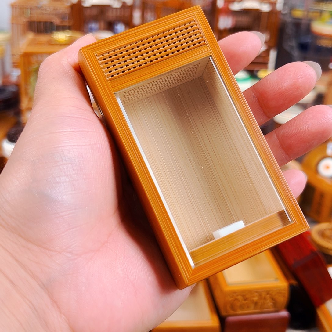 竹曹自康单格音响款竹蛉金钟盒➕黑竹蛉