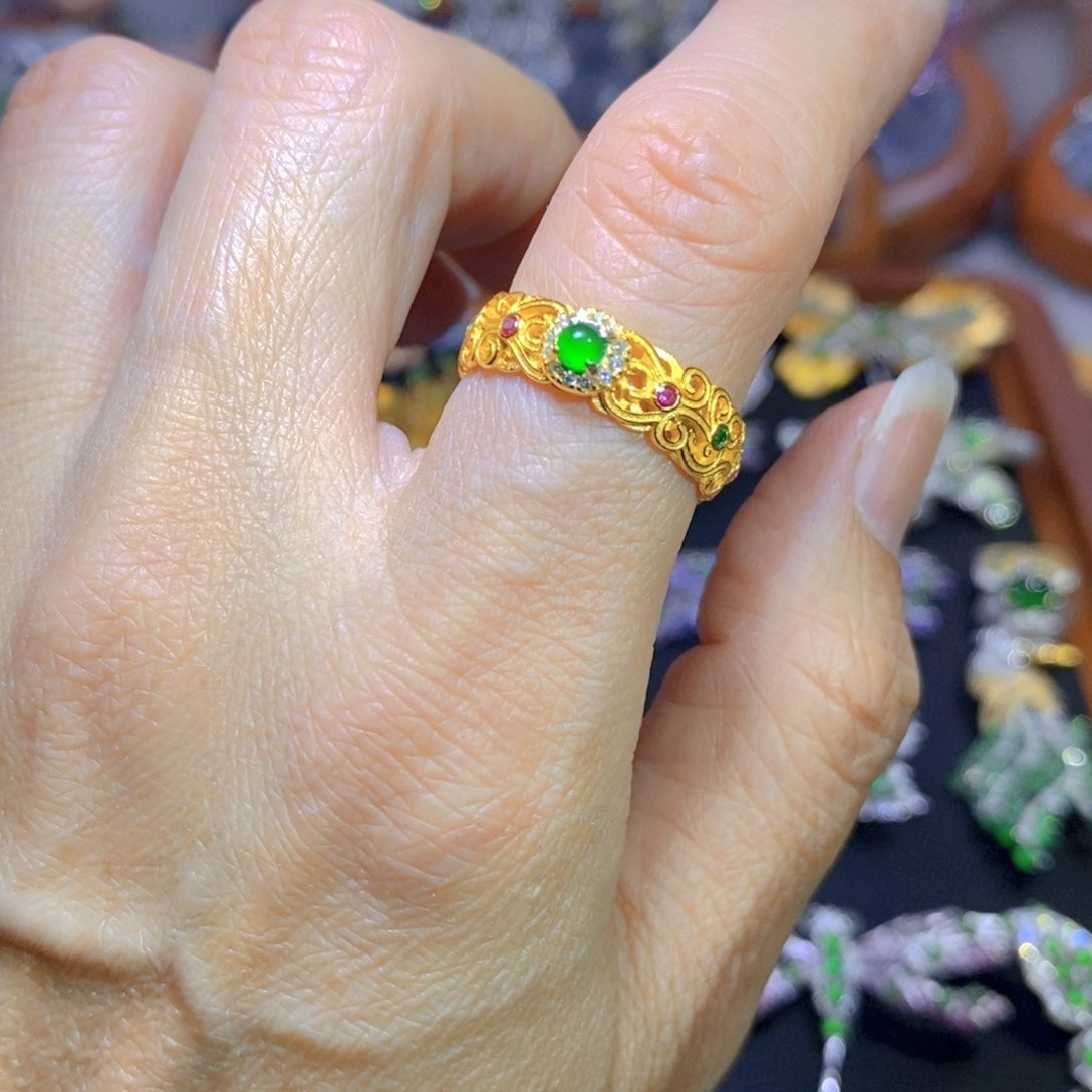 翡翠颈饰银S925镶嵌?****逸天然翡翠