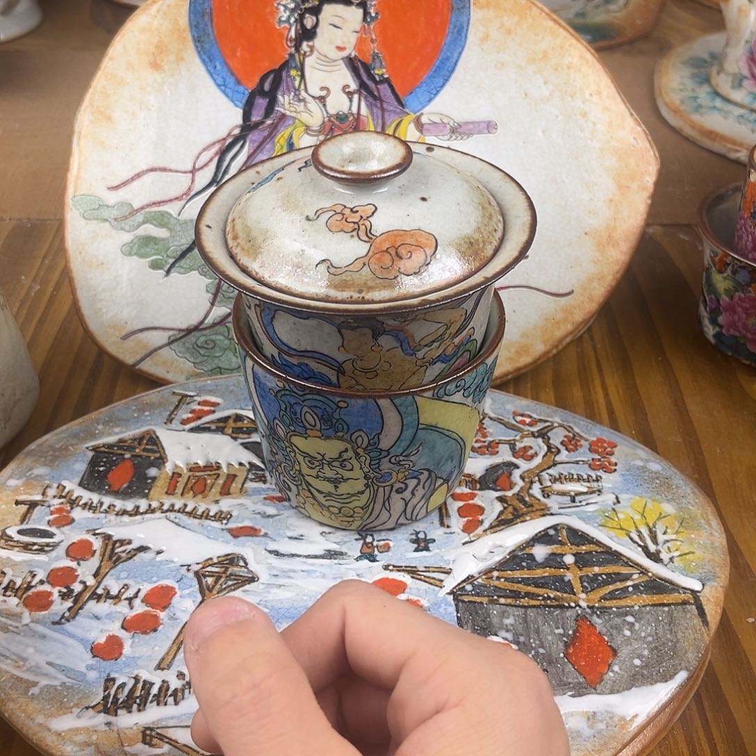 爱***人杯景德镇陶瓷手作