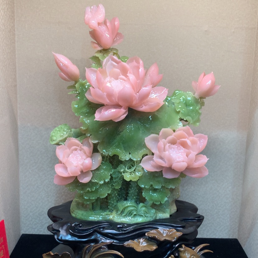 【闪购商品】未镶嵌蛇纹石玉摆件覆膜