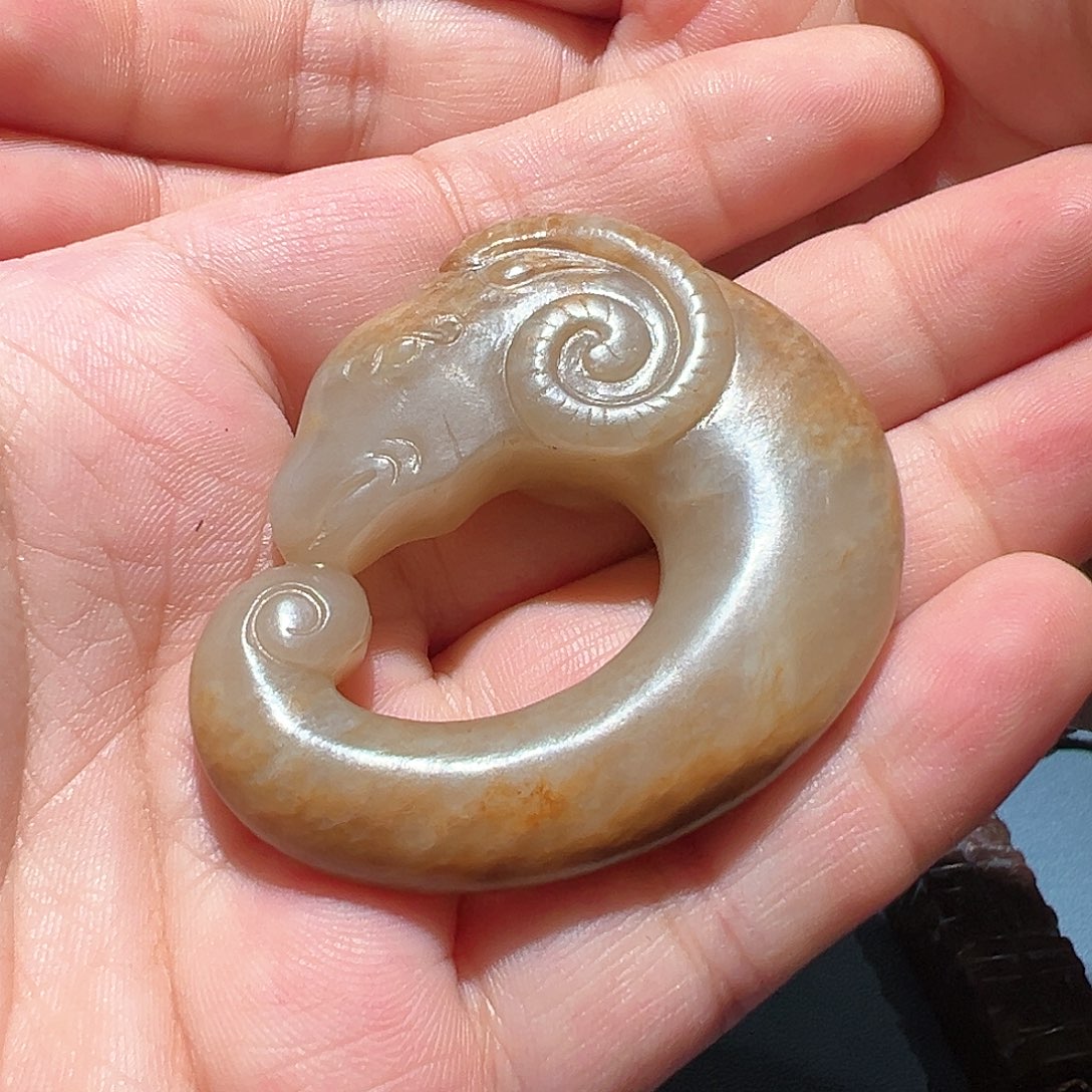 【闪购商品】和田玉颈饰未镶嵌虚**谷