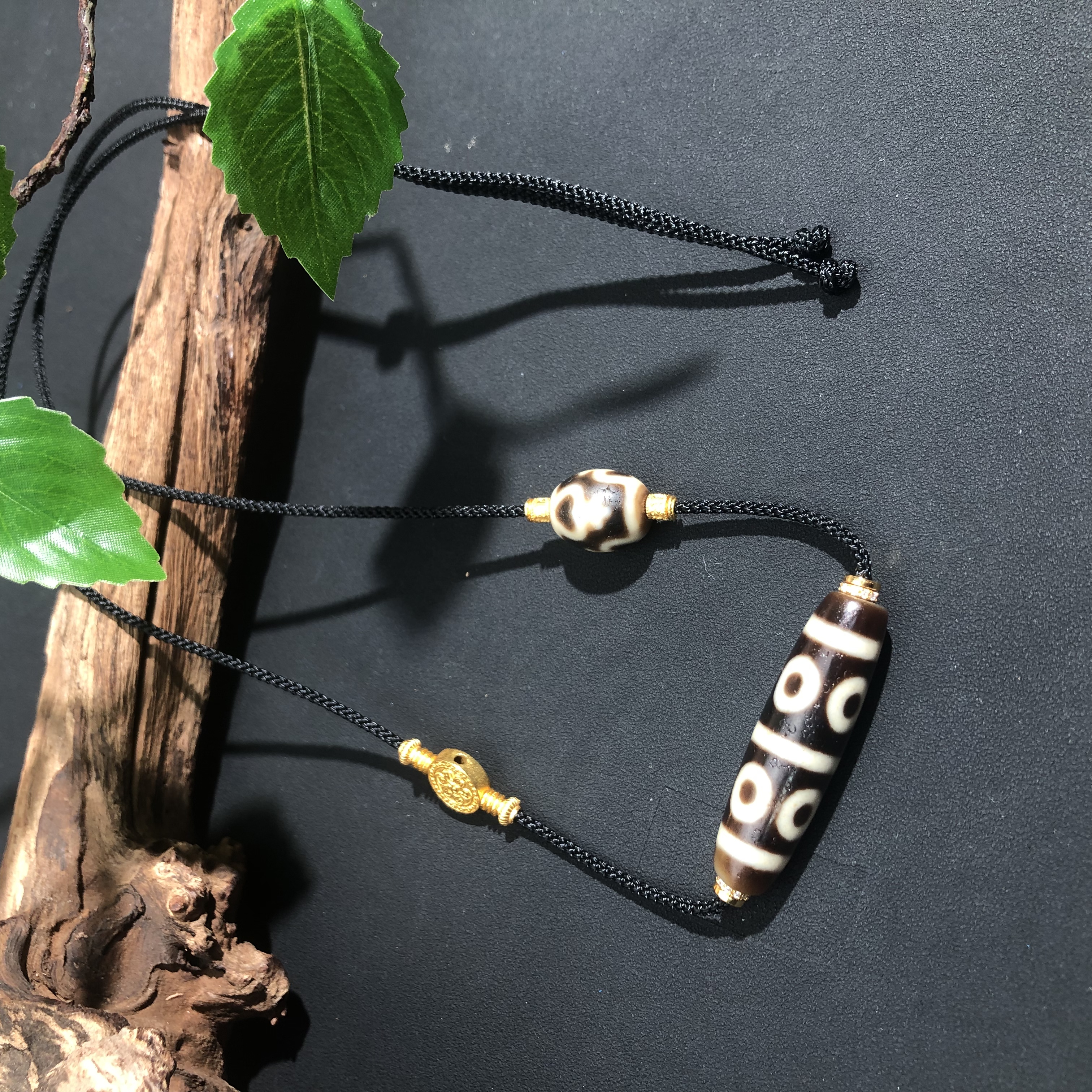 扶摇臻选|上肯八y宝瓶玛瑙天珠吊坠2667