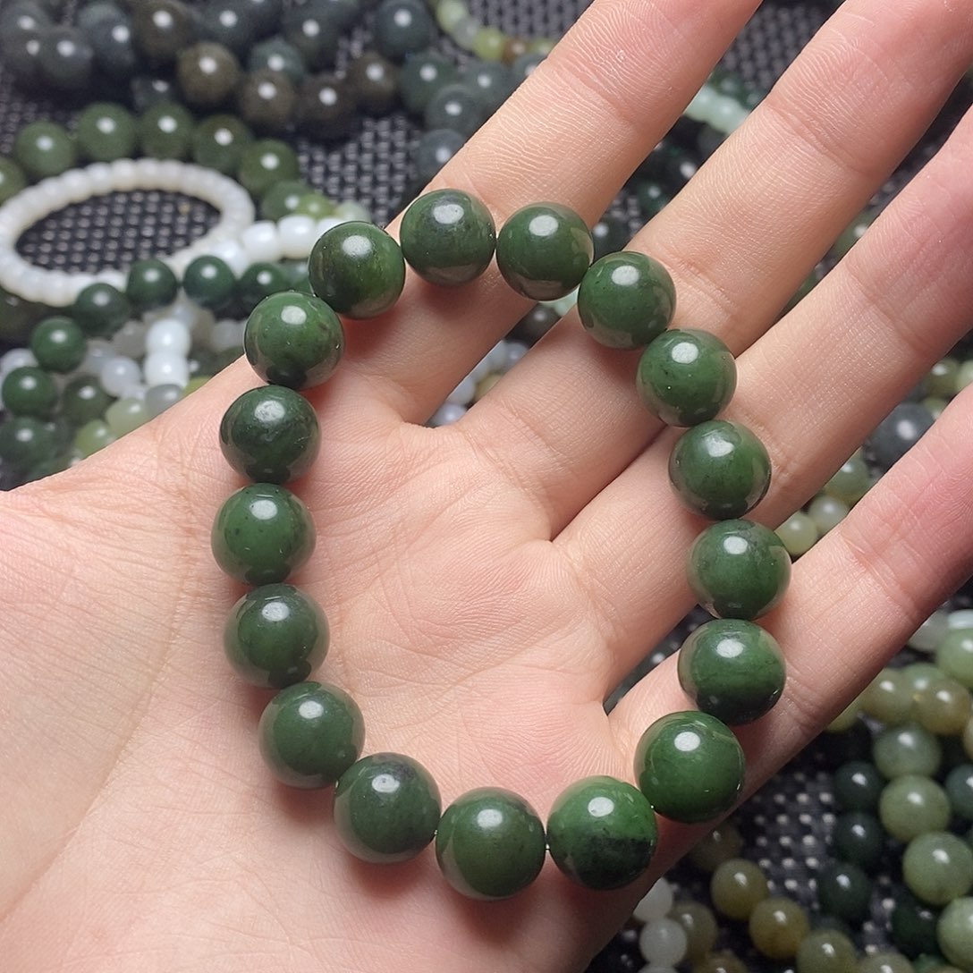 和田玉未镶嵌手串09