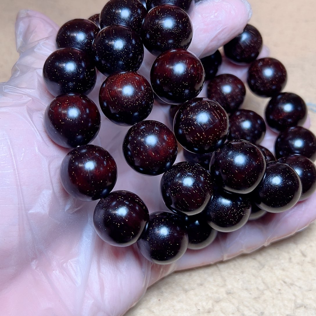 手串/手链小叶紫檀1.8满金星