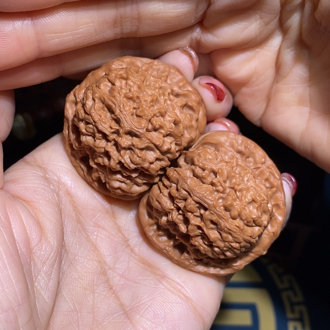 文玩核桃把件44南疆石