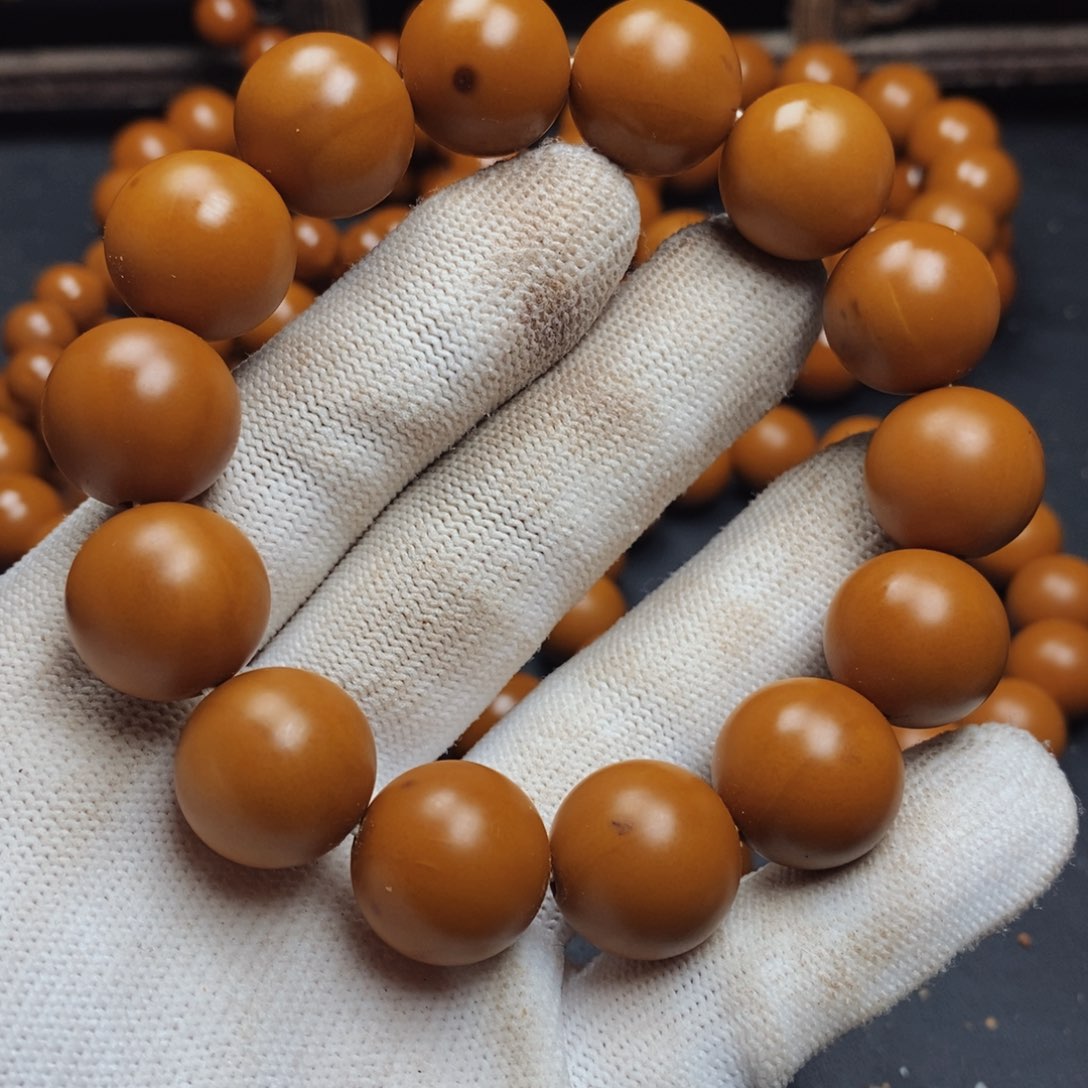 橄榄核手串/手链1.65尺寸广西铁核反油款