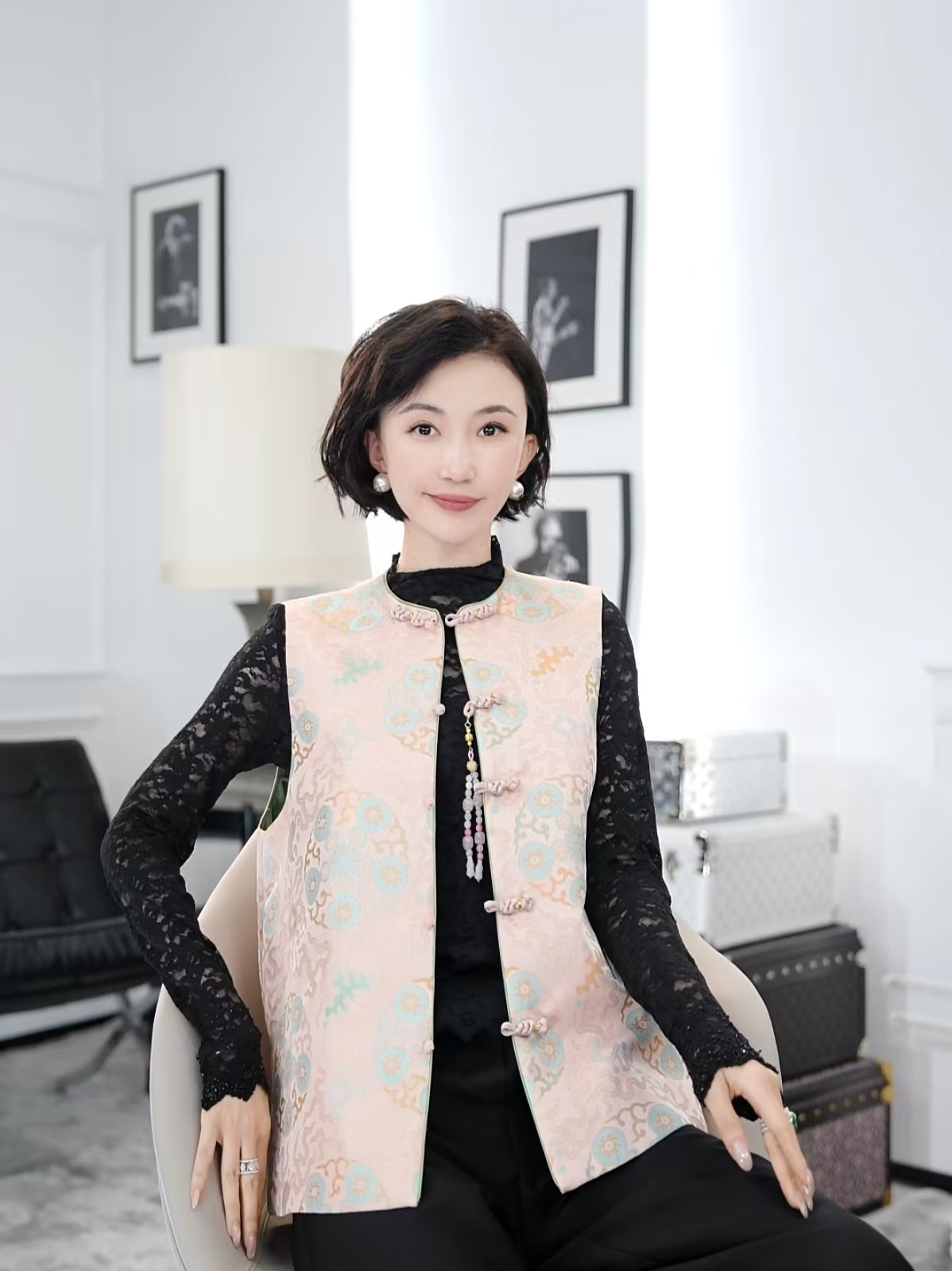 Betty Bairn【春意别序】高端定制国风刺绣马甲24B-BW2367