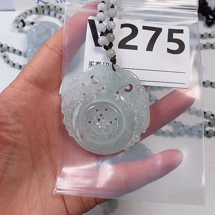 翡翠颈饰未镶嵌墨**年天然