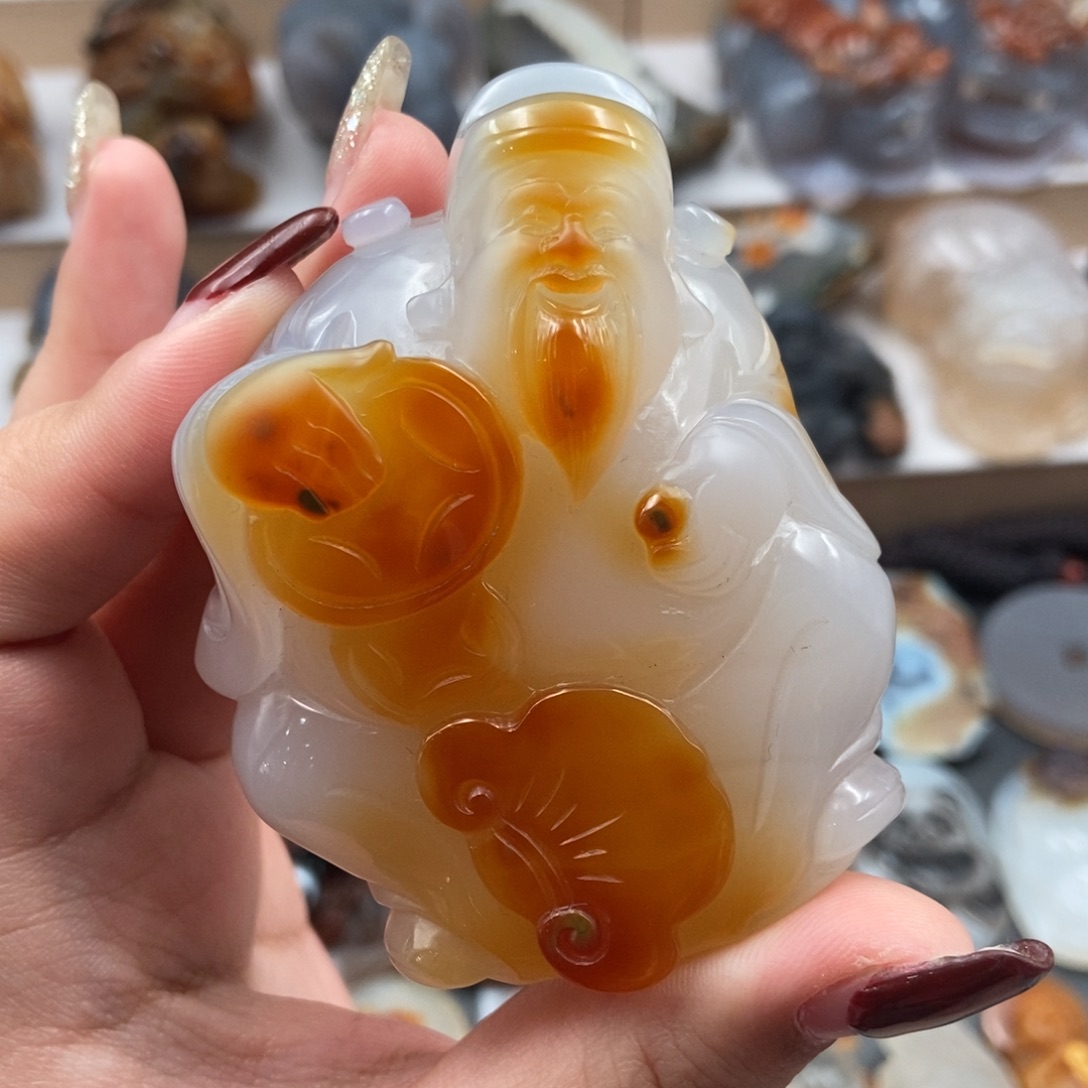 玛瑙/玉髓项链未镶嵌