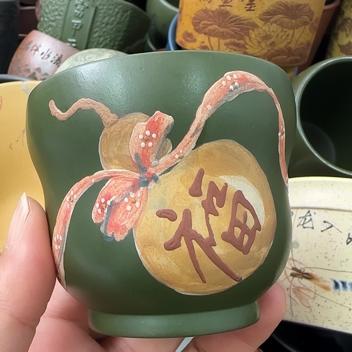 紫砂茶杯紫砂主人杯大放漏！