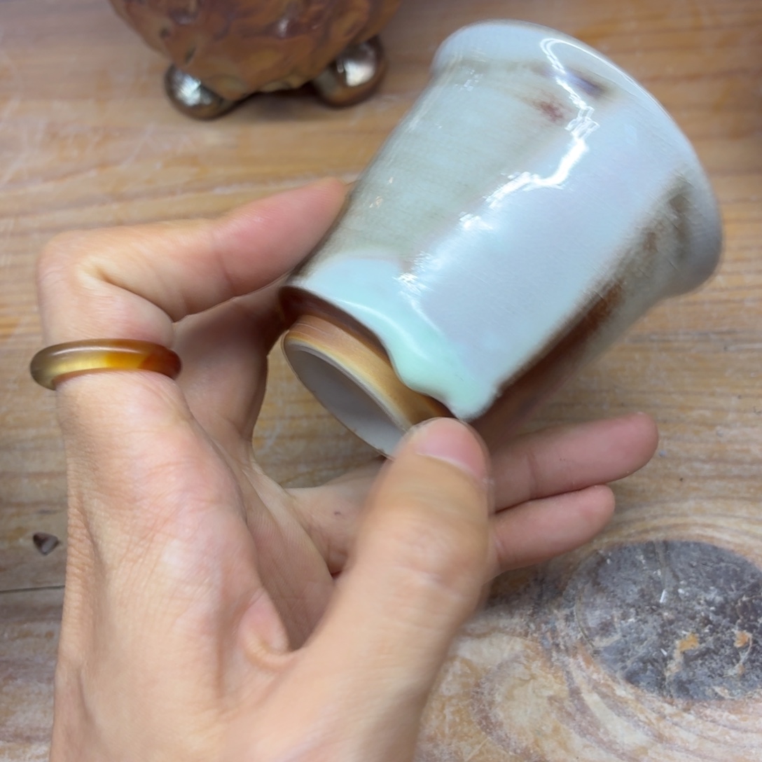 紫***皂陶园柴烧，精品高货255