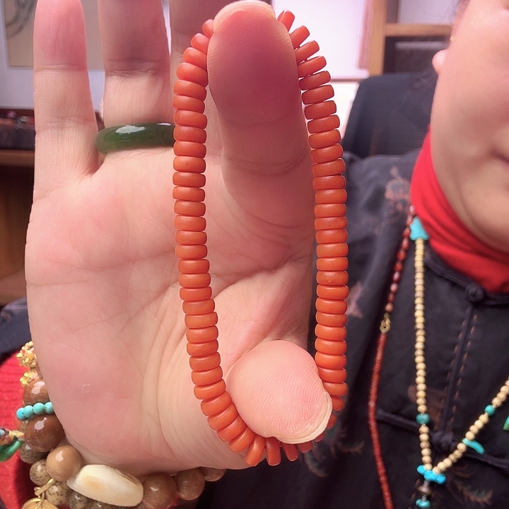 南红玛瑙未镶嵌手链