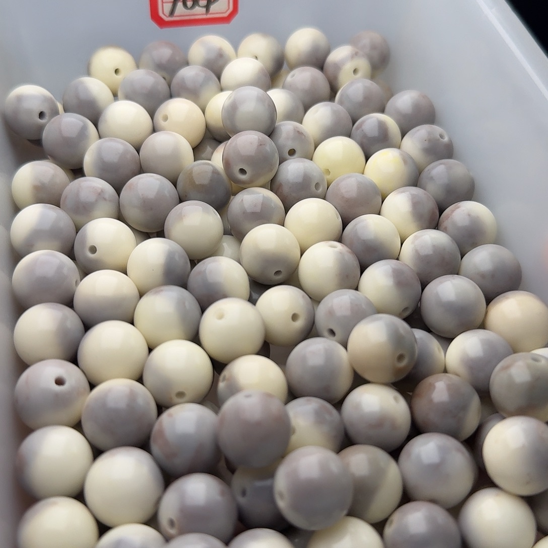 菩提根/象牙果吊坠50 颗人鱼眼泪 14 骨瓷干磨圆