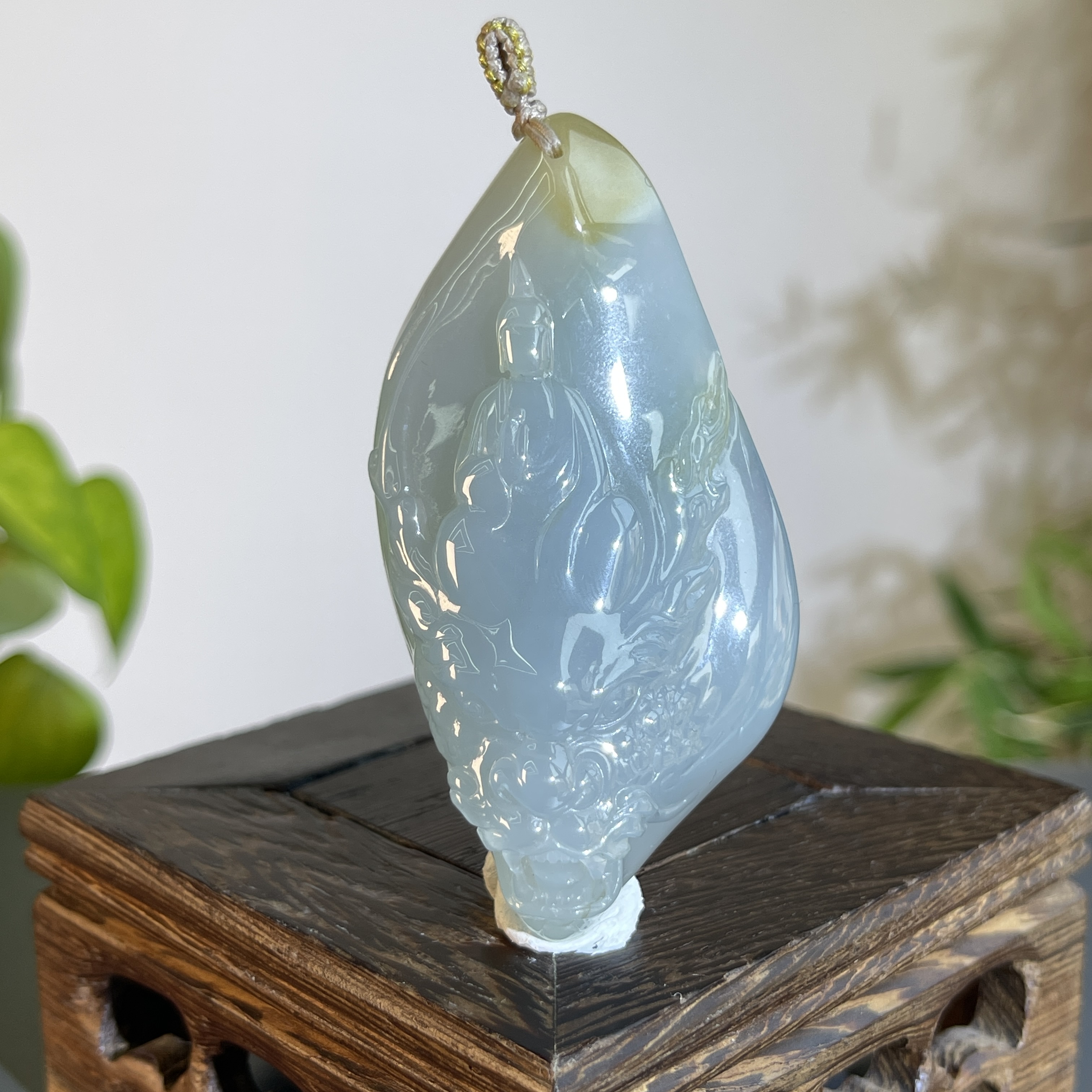 JXW25-160 天然翡翠缅甸A货 龙牌