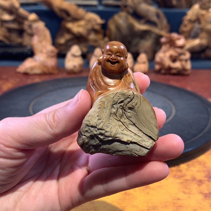 柏木（崖柏）根雕摆件