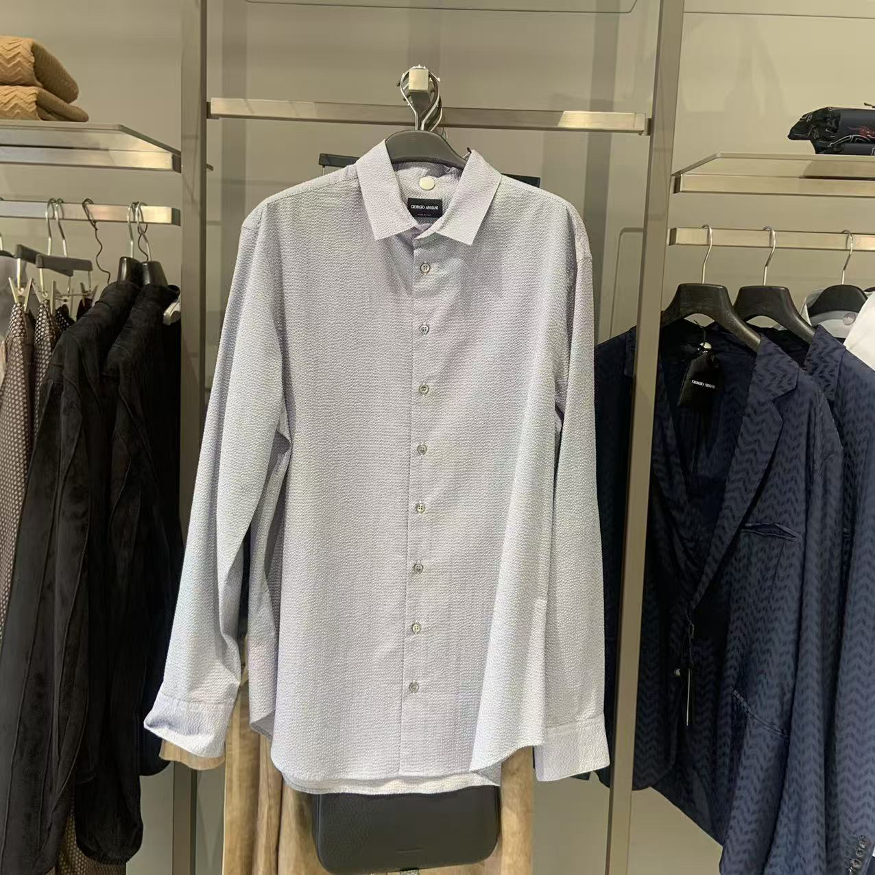 未使用 GIORGIO ARMANI/阿玛尼 男士衬衫GA长袖