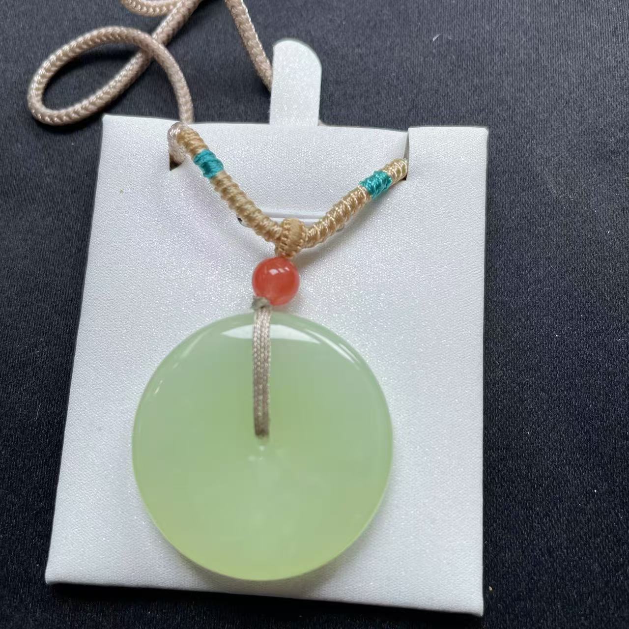 【玉经纶】-30000/HQ31-和田玉平安扣吊坠