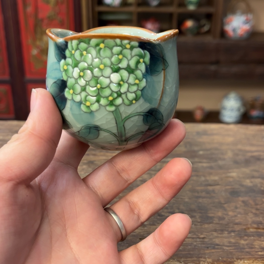 景德镇柴烧手工手绘陶瓷