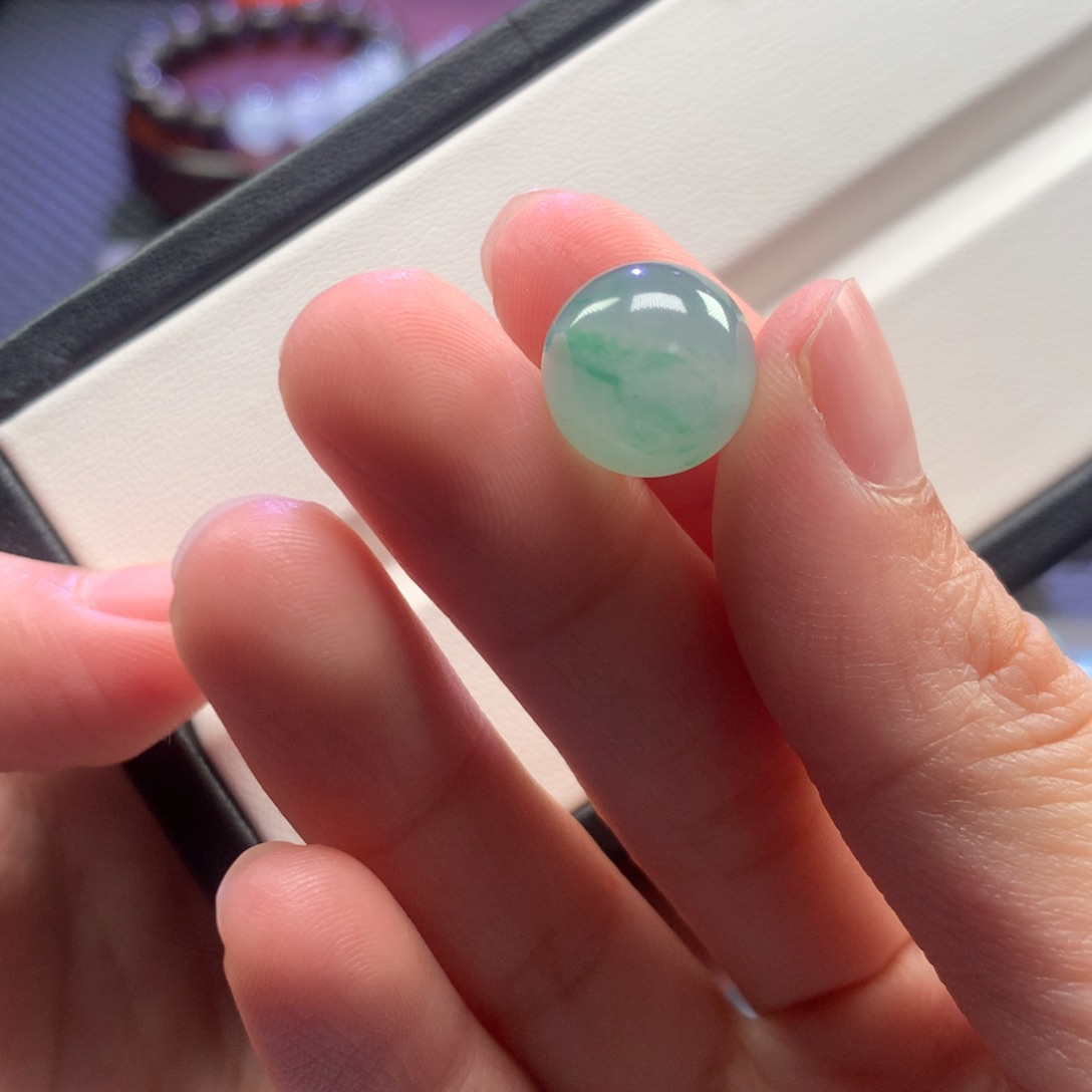 翡翠未镶嵌手链12.94mm