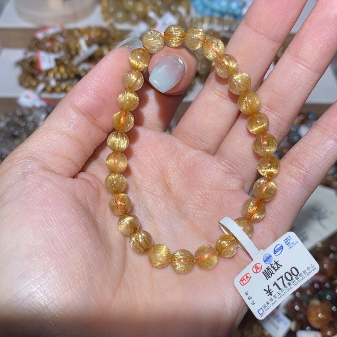 水晶手串未镶嵌手串