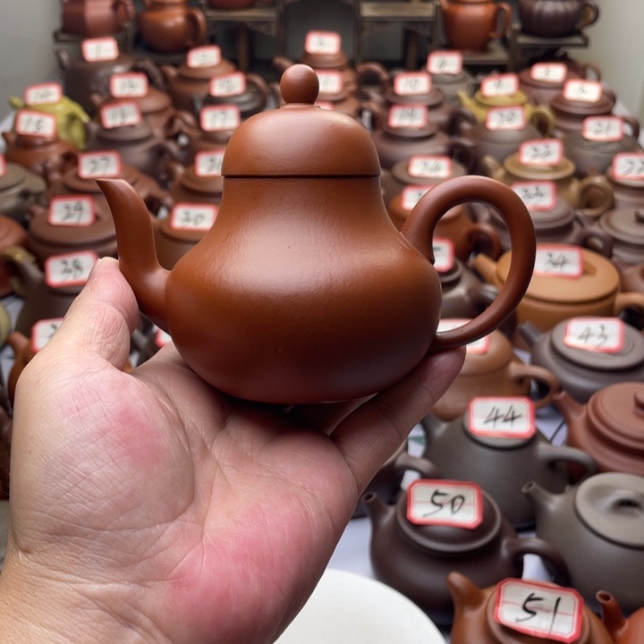 我***啊茶壶紫砂微瑕全手工宽盖