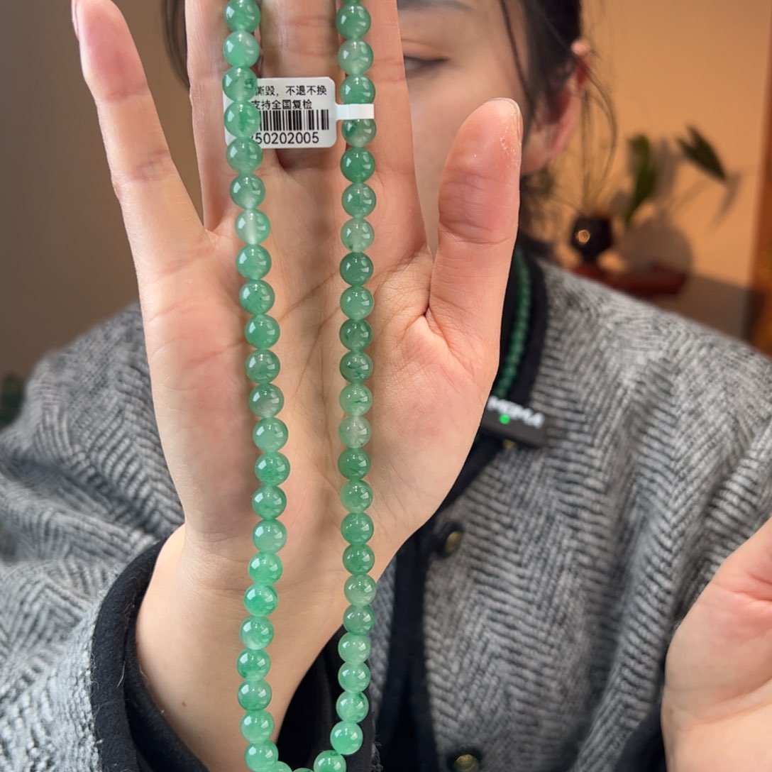 石英质玉项链未镶嵌8mm