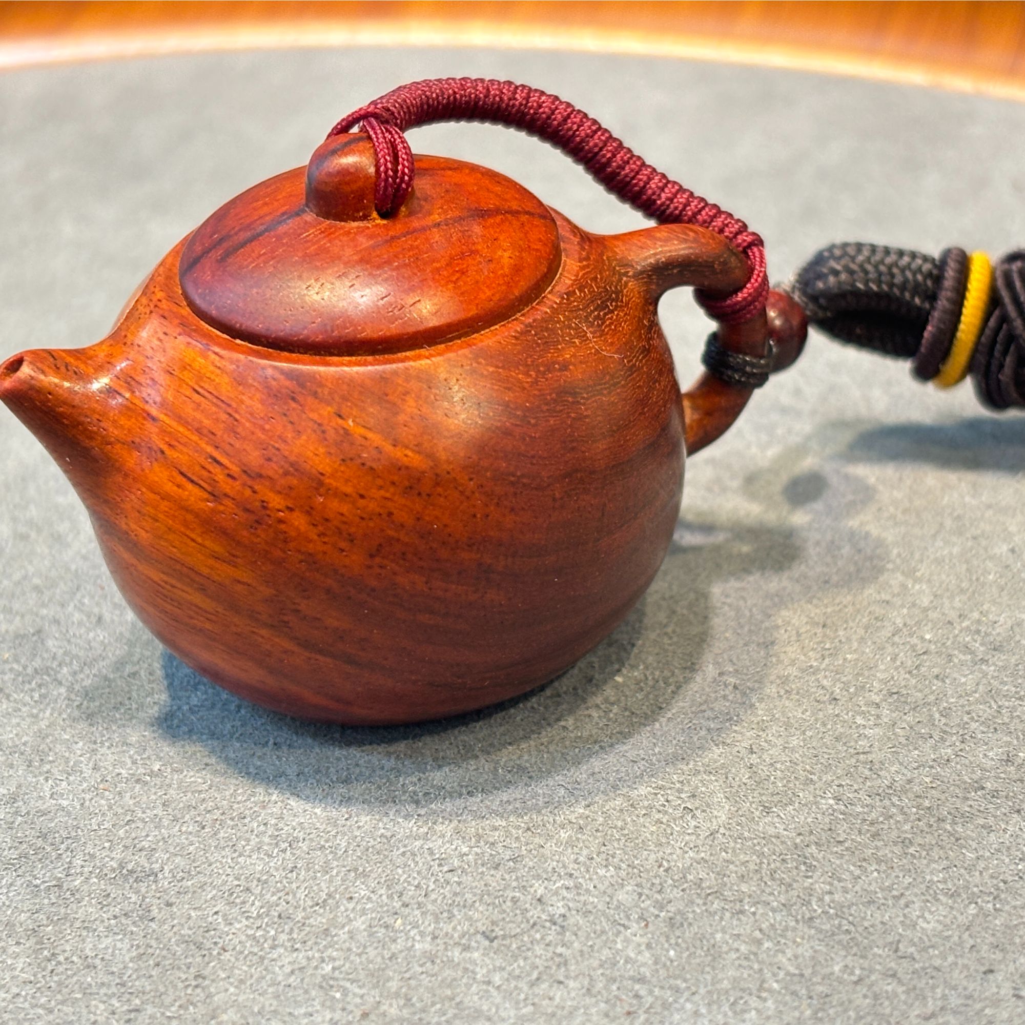 檀月·小叶紫檀摆件把把壶（把把胡）文玩