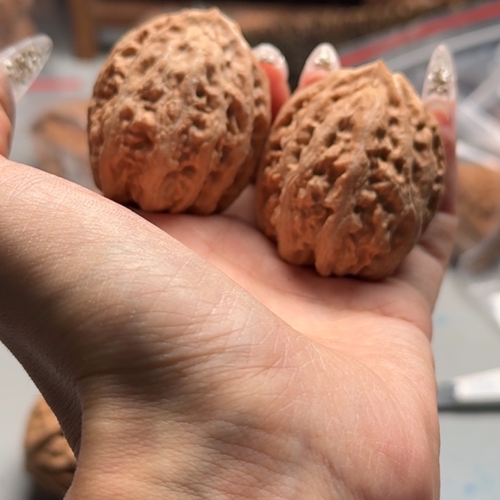 文玩核桃把件关东木子楸百核173瑕疵