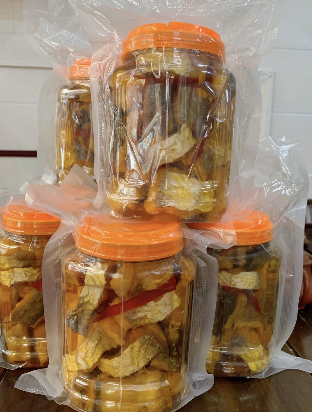 潮汕惠来正宗咸带鱼油泡麻鱼开盖即食杂咸迪仔鱼配粥配饭潮汕特产