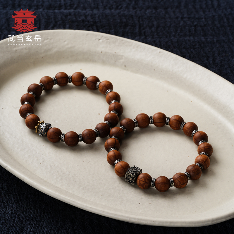  武当玄岳 「六道棱」六道木手串
