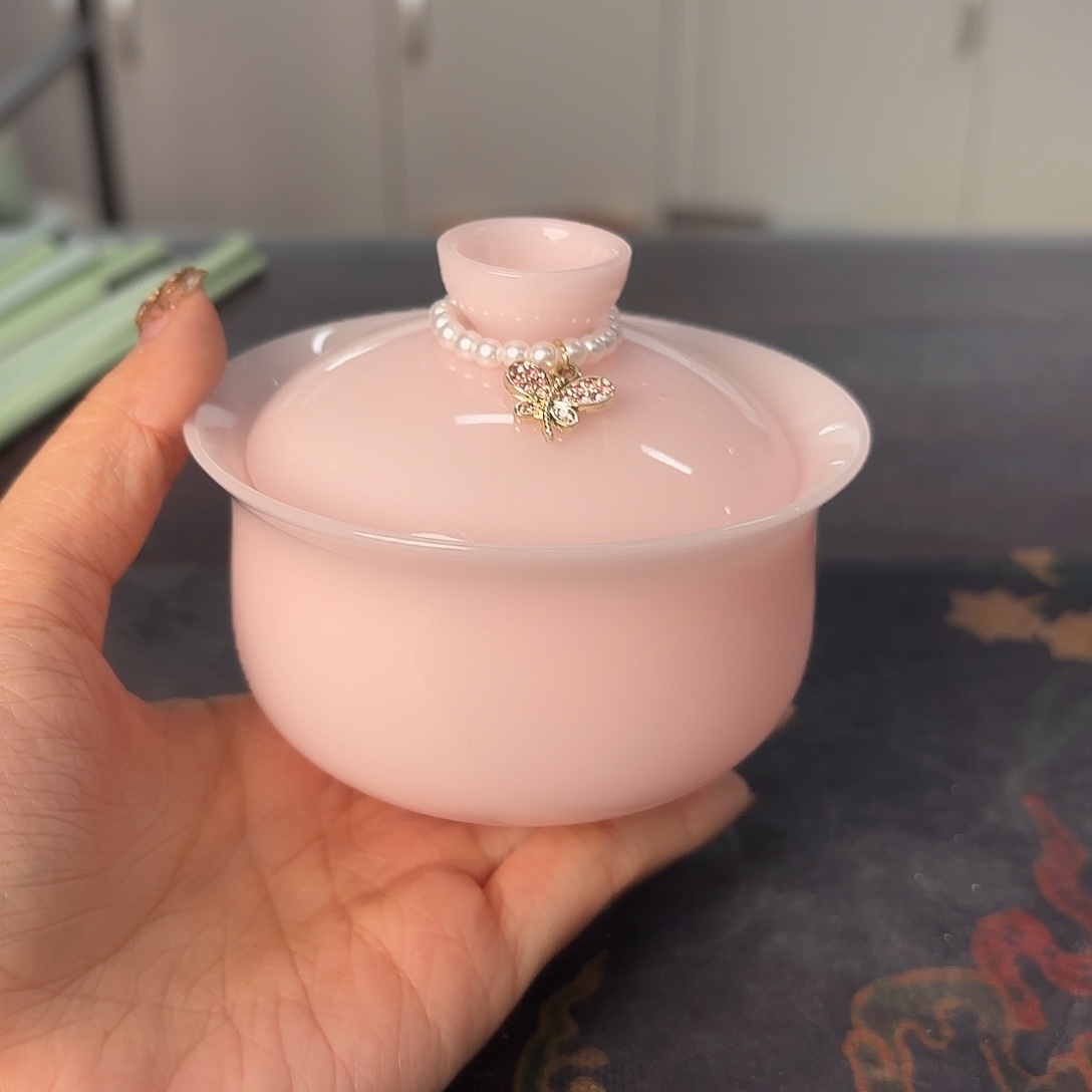 龙泉云间青瓷小米茶器