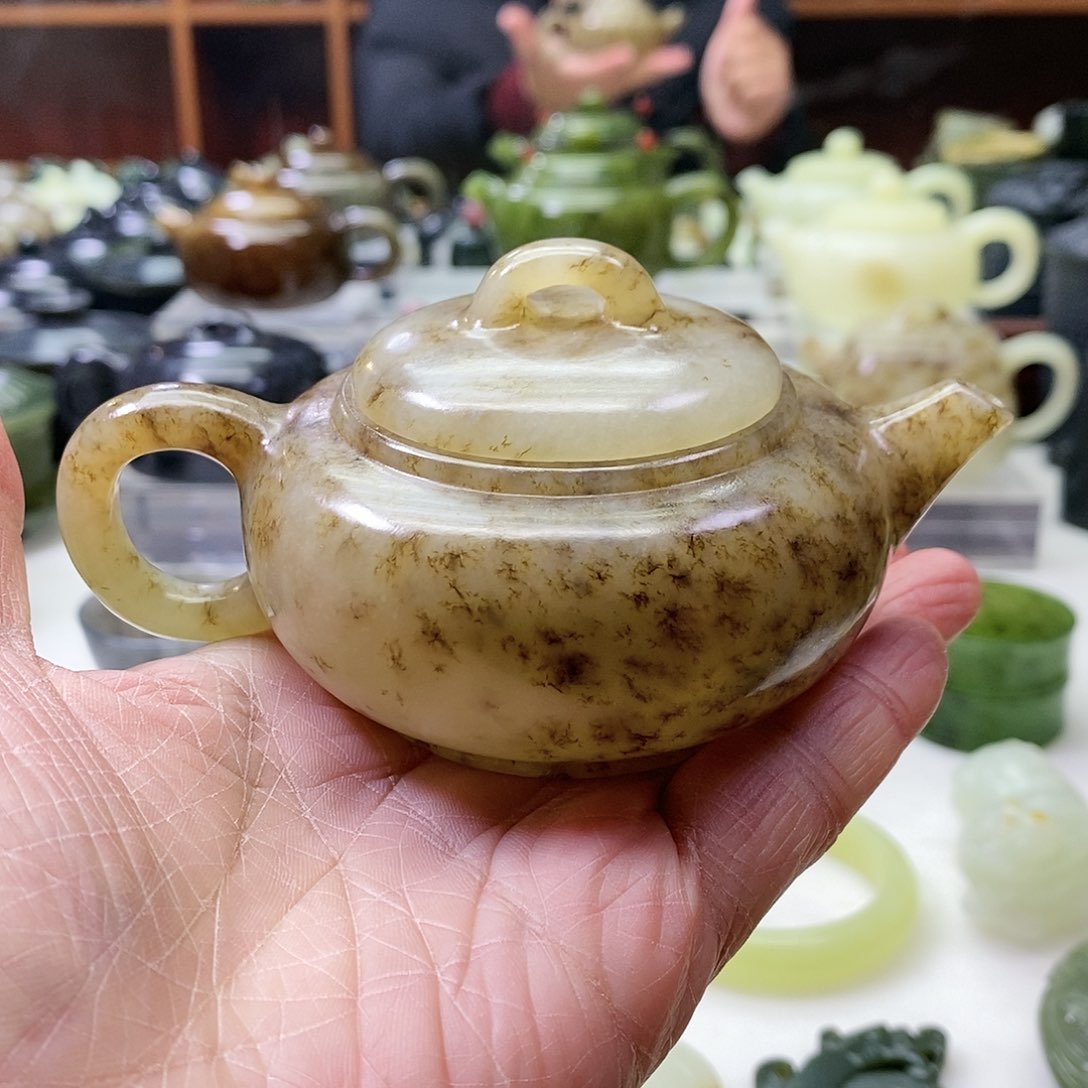 和田玉茶壶未镶嵌