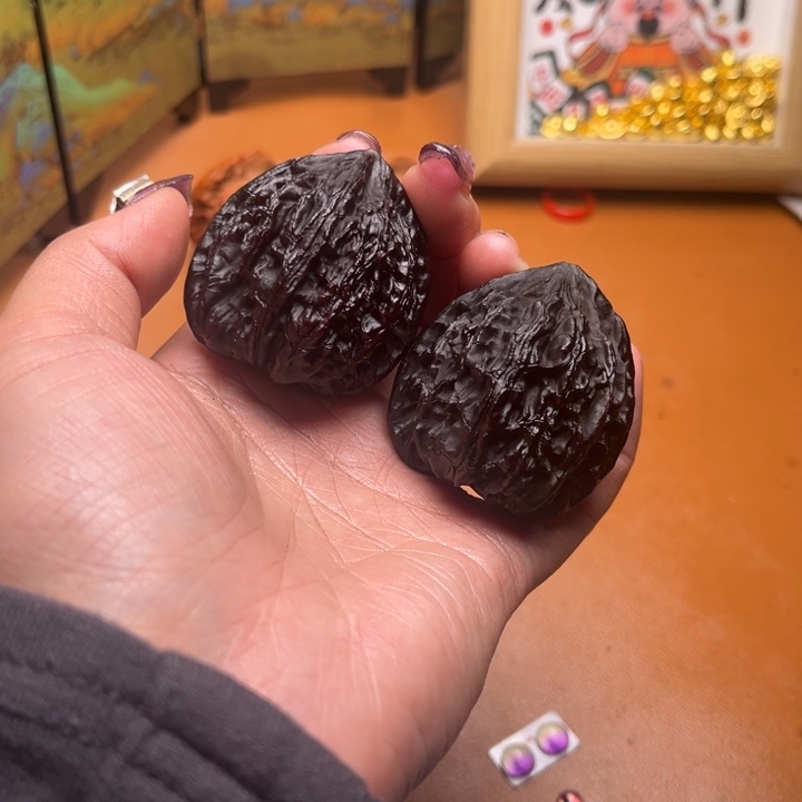 核桃地闷文玩手把件福利 9.9