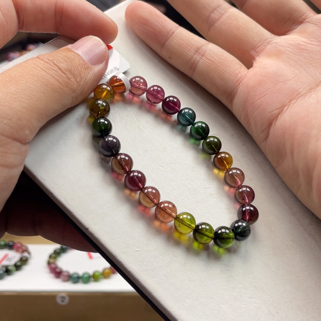 碧玺手串未镶嵌8mm.mmmmmmm