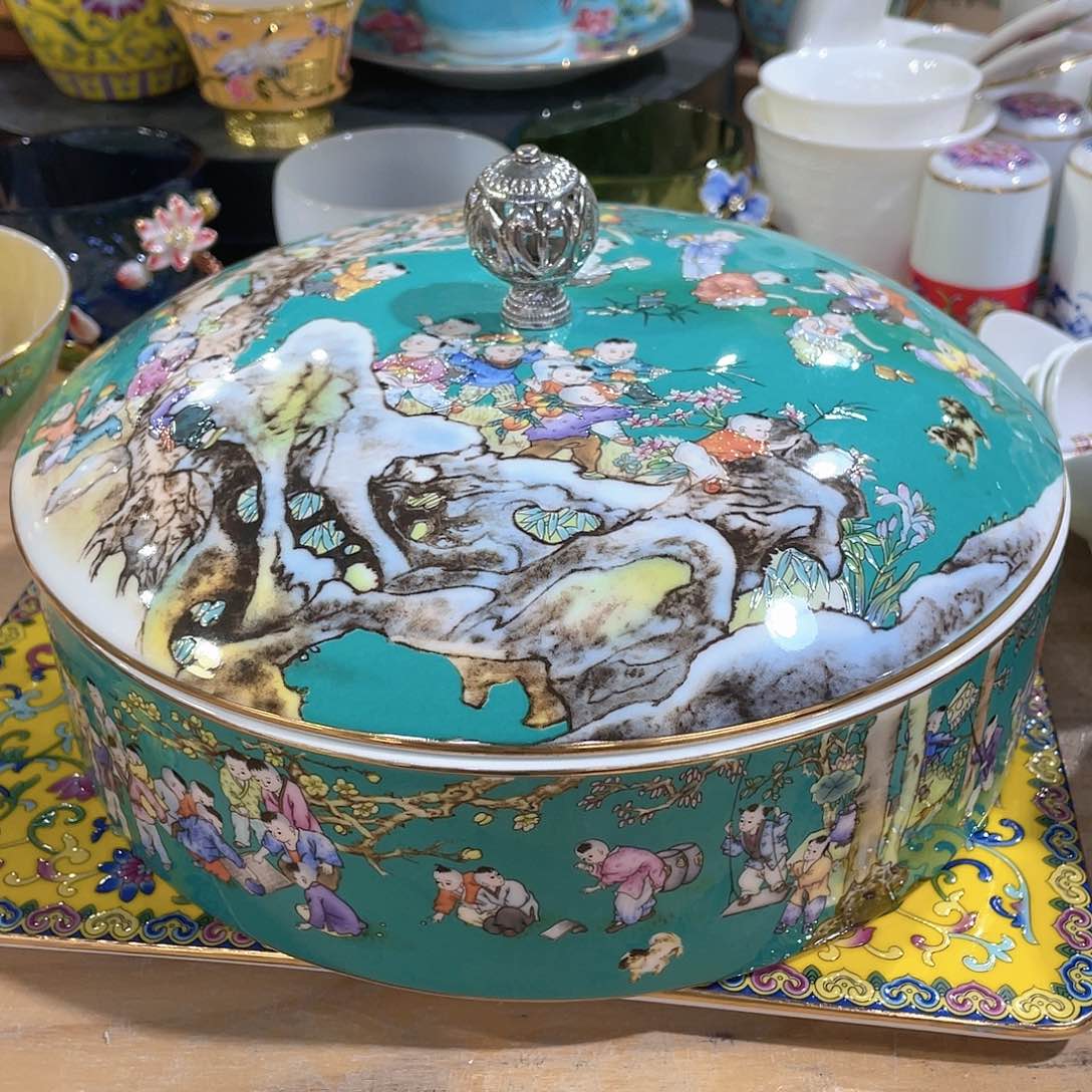 珐琅景德镇陶瓷瓷