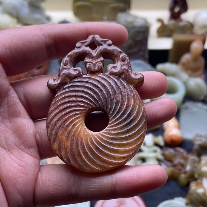 蛇纹石玉未镶嵌颈饰41