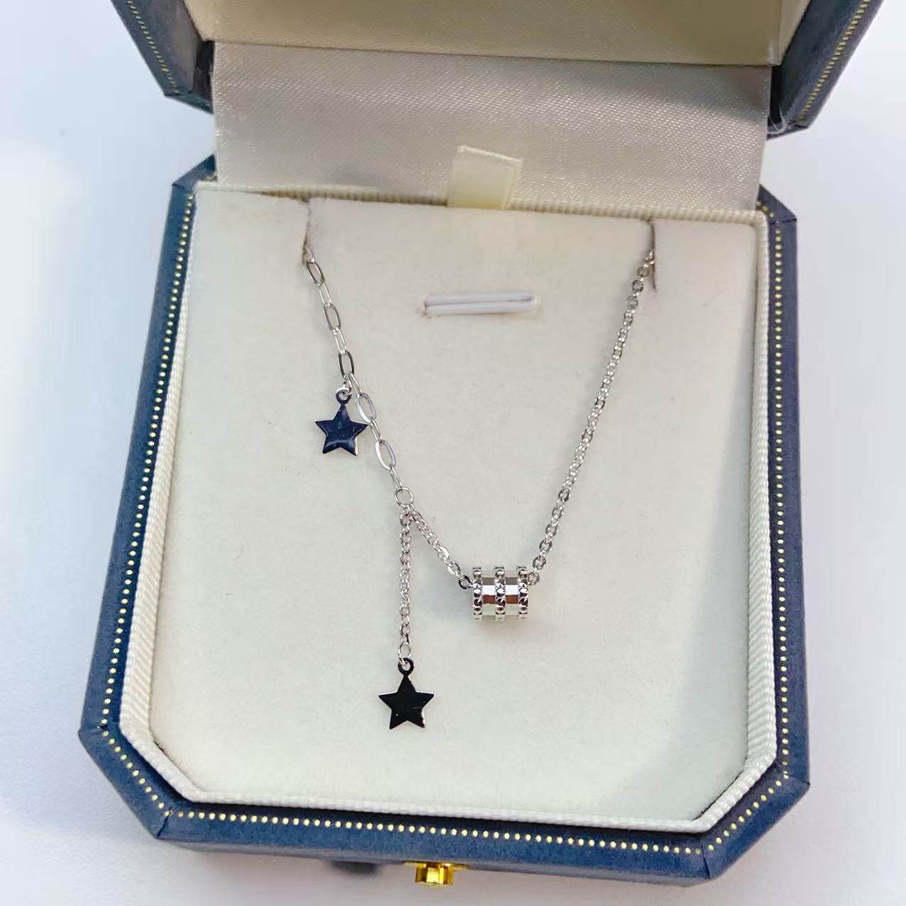 Pt950铂金星星蛮腰套链5.32克气质轻奢时尚