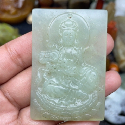 蛇纹石玉未镶嵌颈饰19
