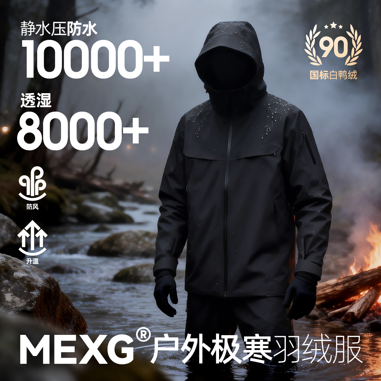 MEXG【“大maicai”壳胆一体极寒滑雪羽绒服】冬季必备！2511MC/C529