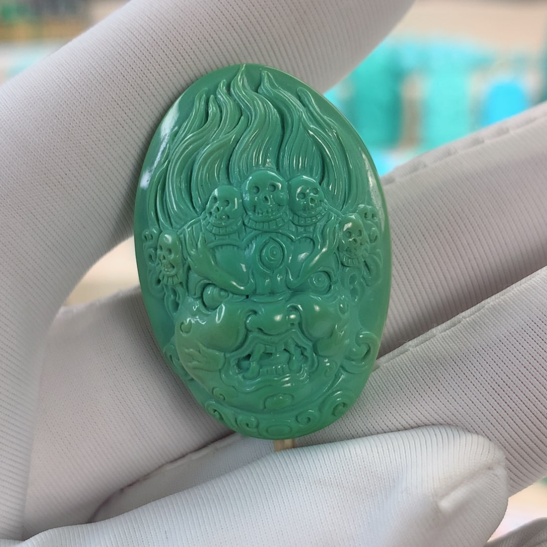 绿松石挂件未镶嵌