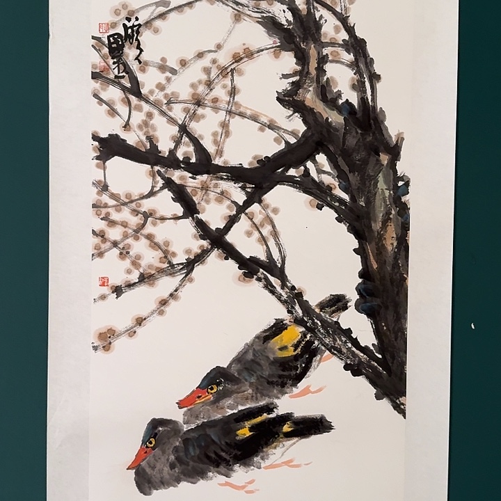 国画单老师作品画作