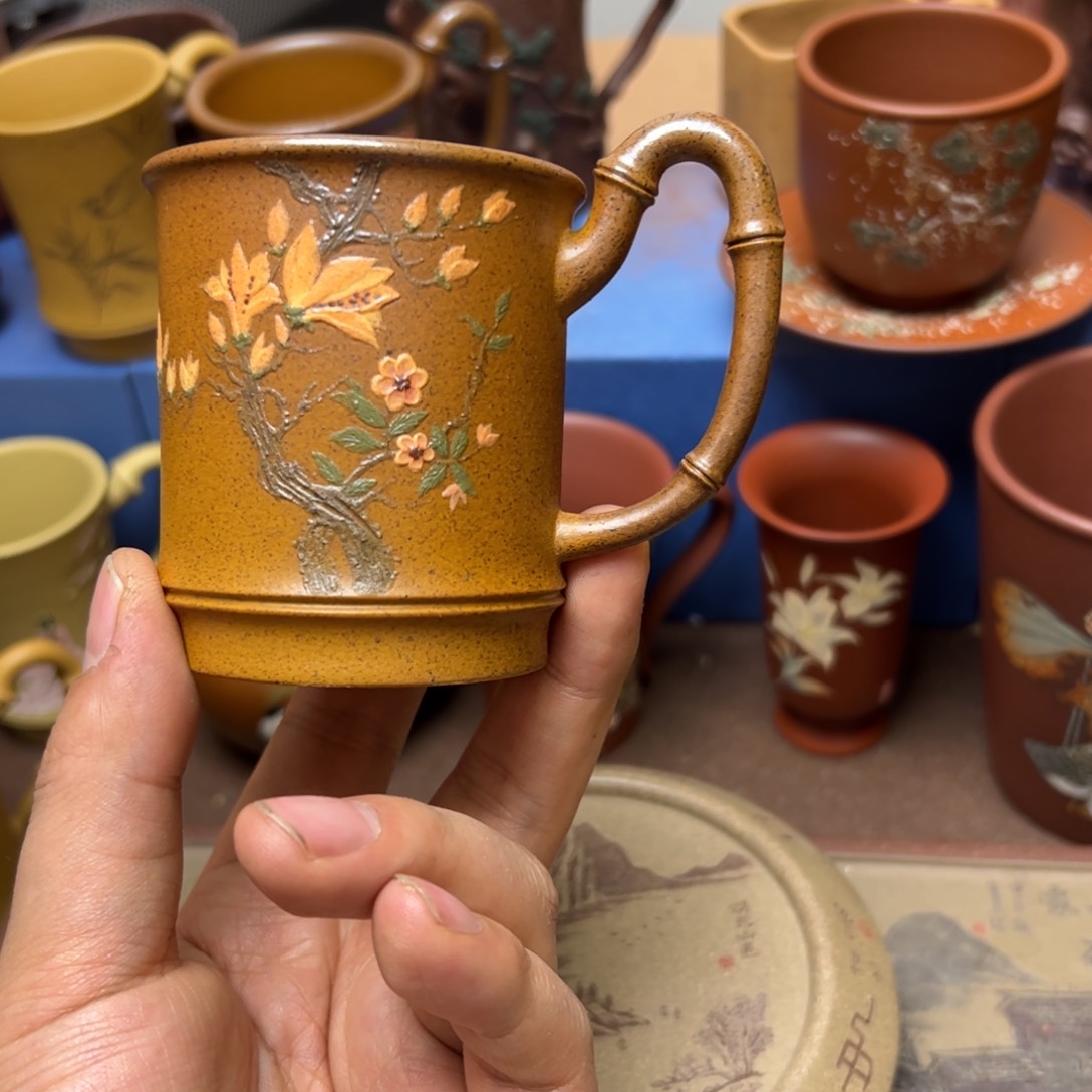 紫砂茶杯紫砂主人杯120cc