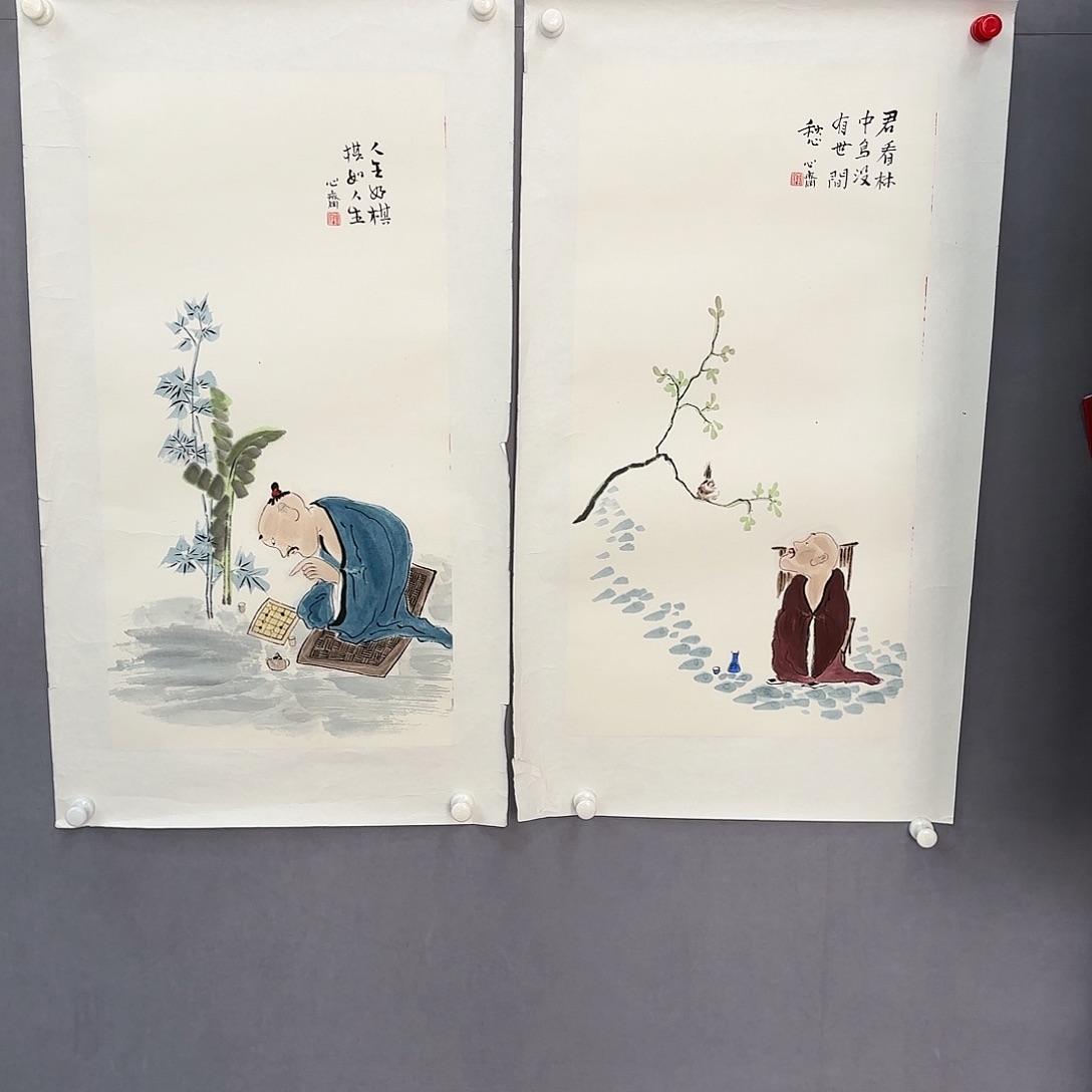 国画亲笔手绘原创