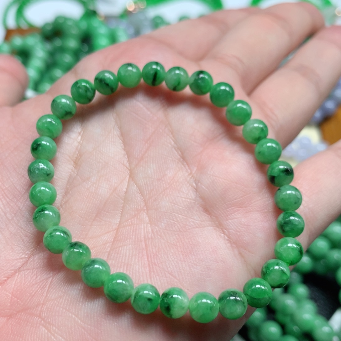 未镶嵌手链翡翠翡翠
