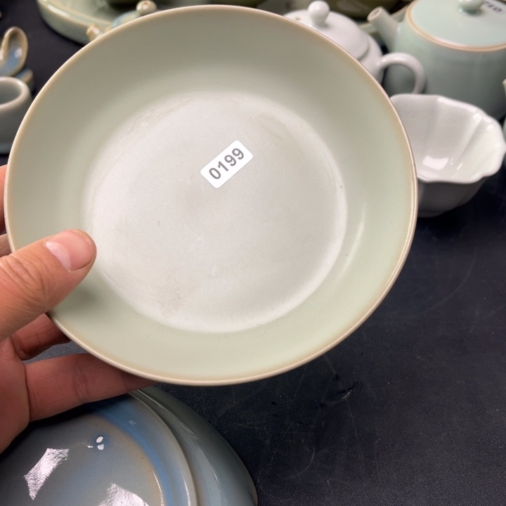 来***来摆件微瑕盘子微瑕盘子