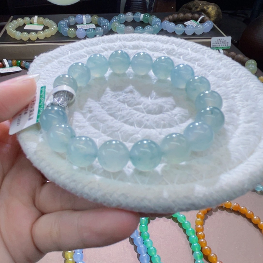 未镶嵌手链翡翠飘花