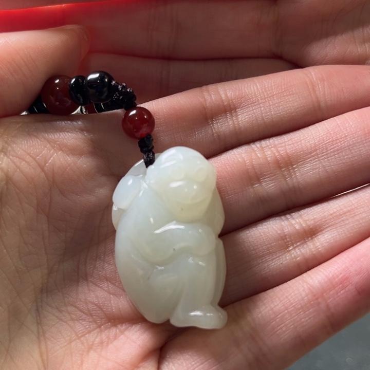 和田玉挂件未镶嵌厚*